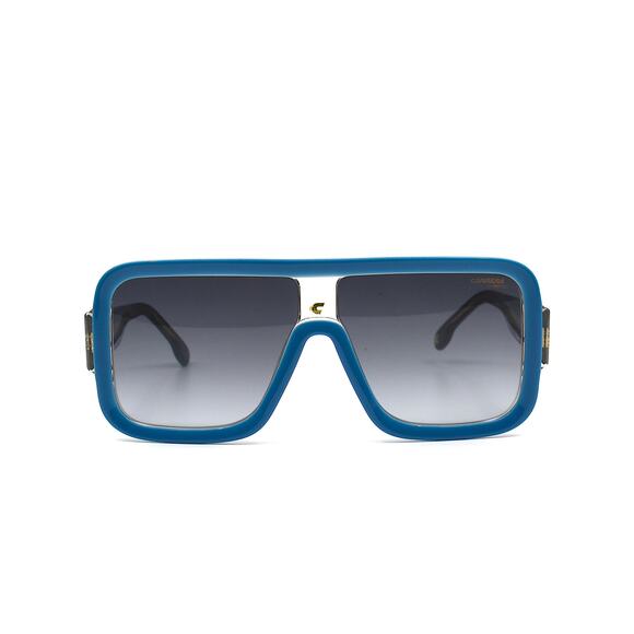 BRAND NEW CARRERA FLAGLAB 14 BLUE GREY GRADIENT AUTHENTIC SUNGLASSES - Picture 3 of 11